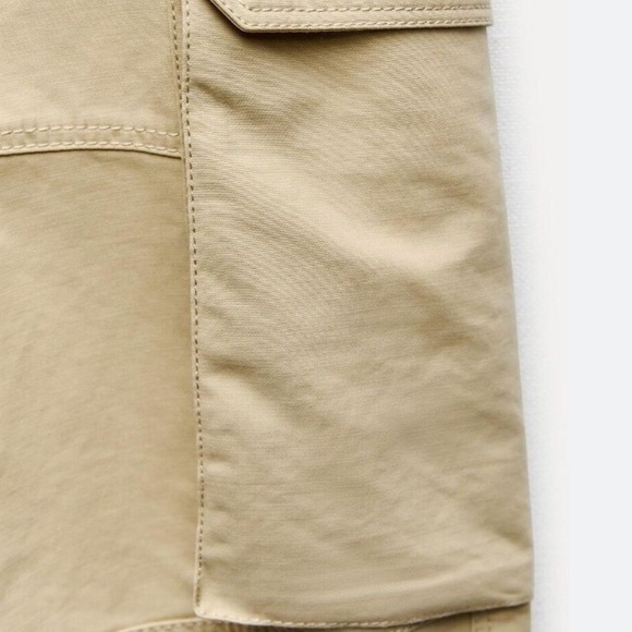 ZARA NWT ZW COLLECTION CARGO PANTS - Picture 6 of 8